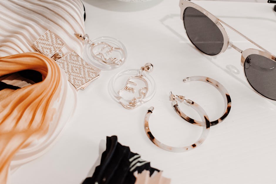 Accessori alla moda e dettagli di design d'interni